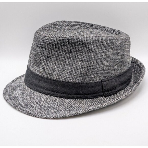 Urban Pipeline Fedora Hat Unisex Gray Mens S/M Curved Brim Wool Blend Small Med - Picture 1 of 7